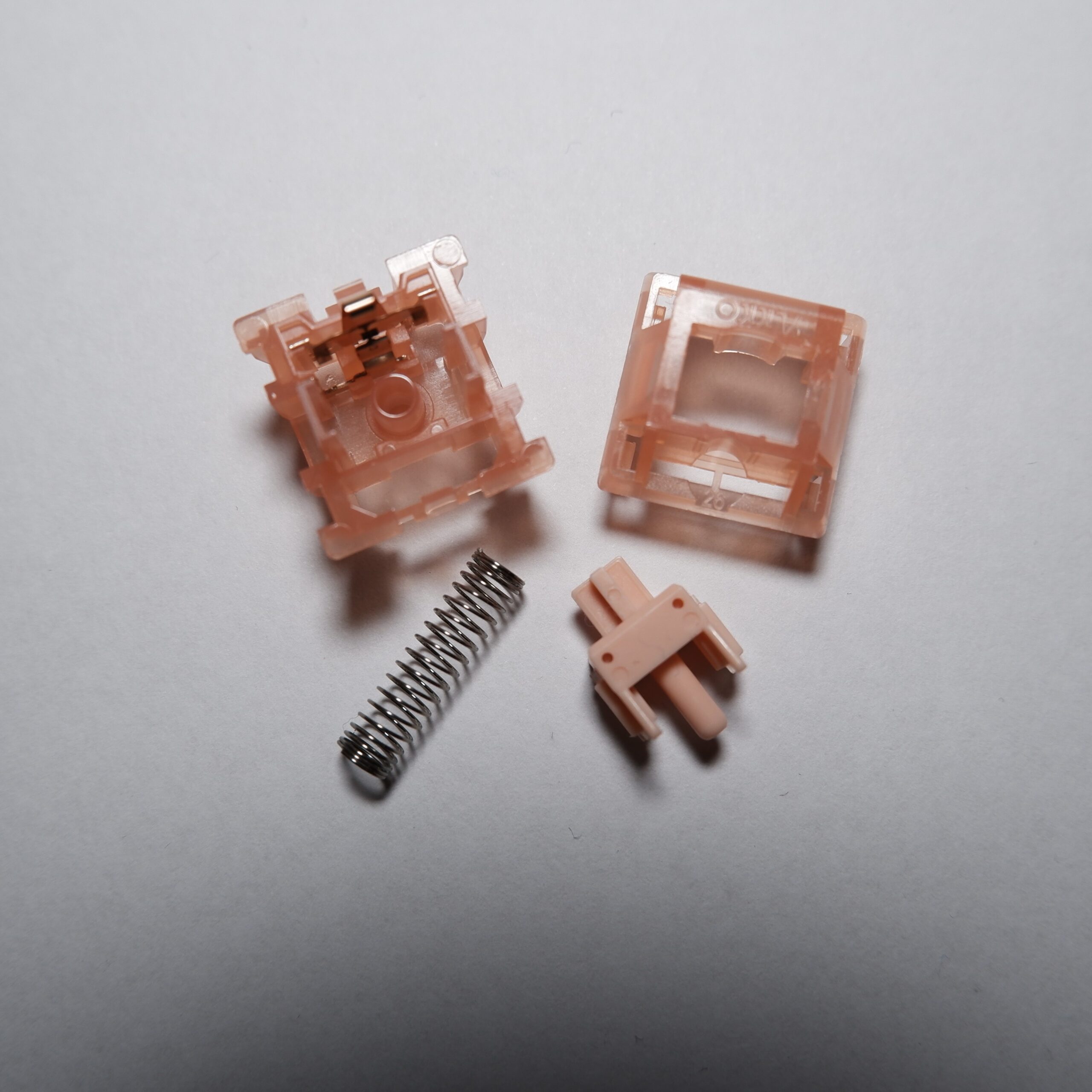 Akko Haze Pink Silent switch disassembled