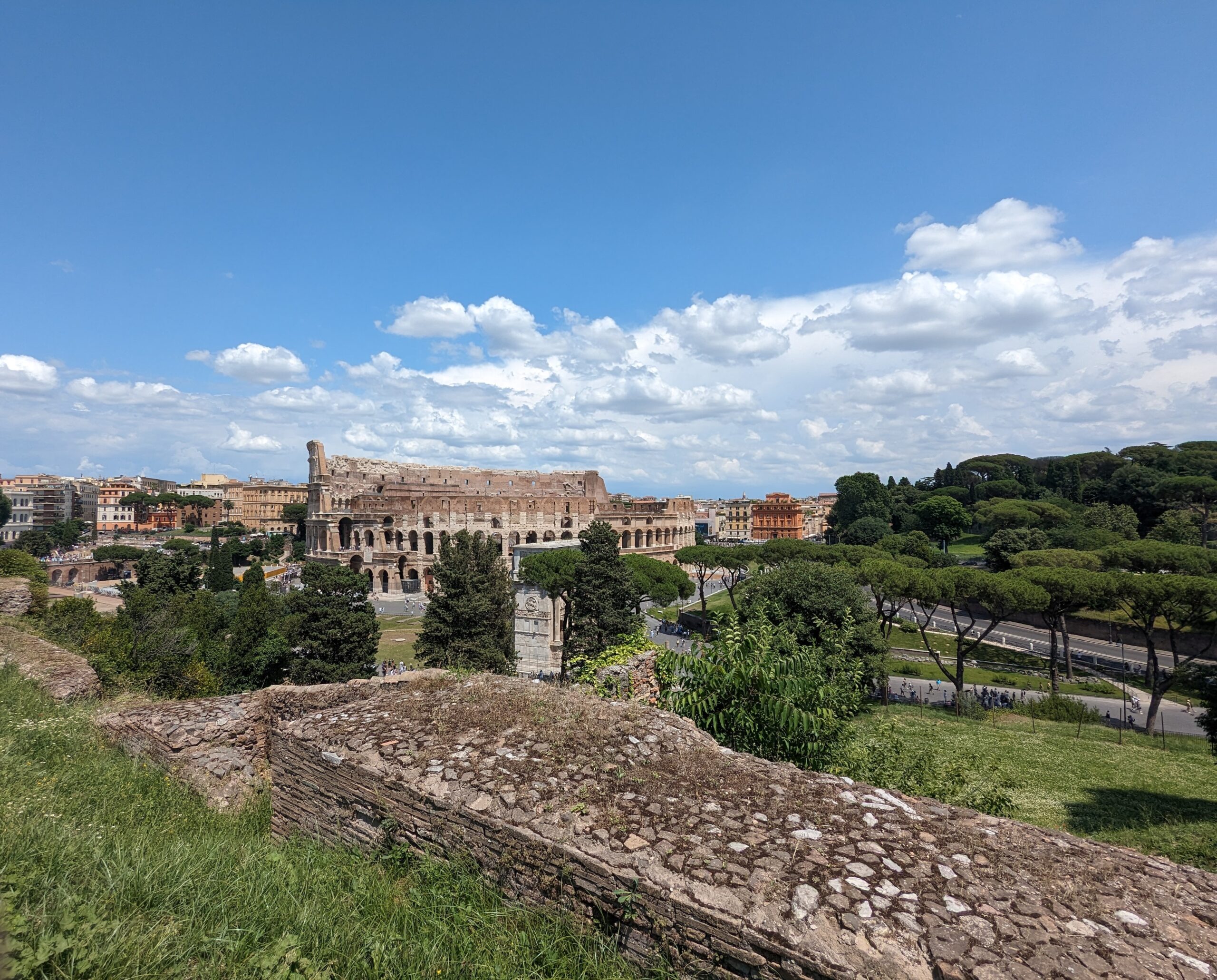 The Colosseum from a distance