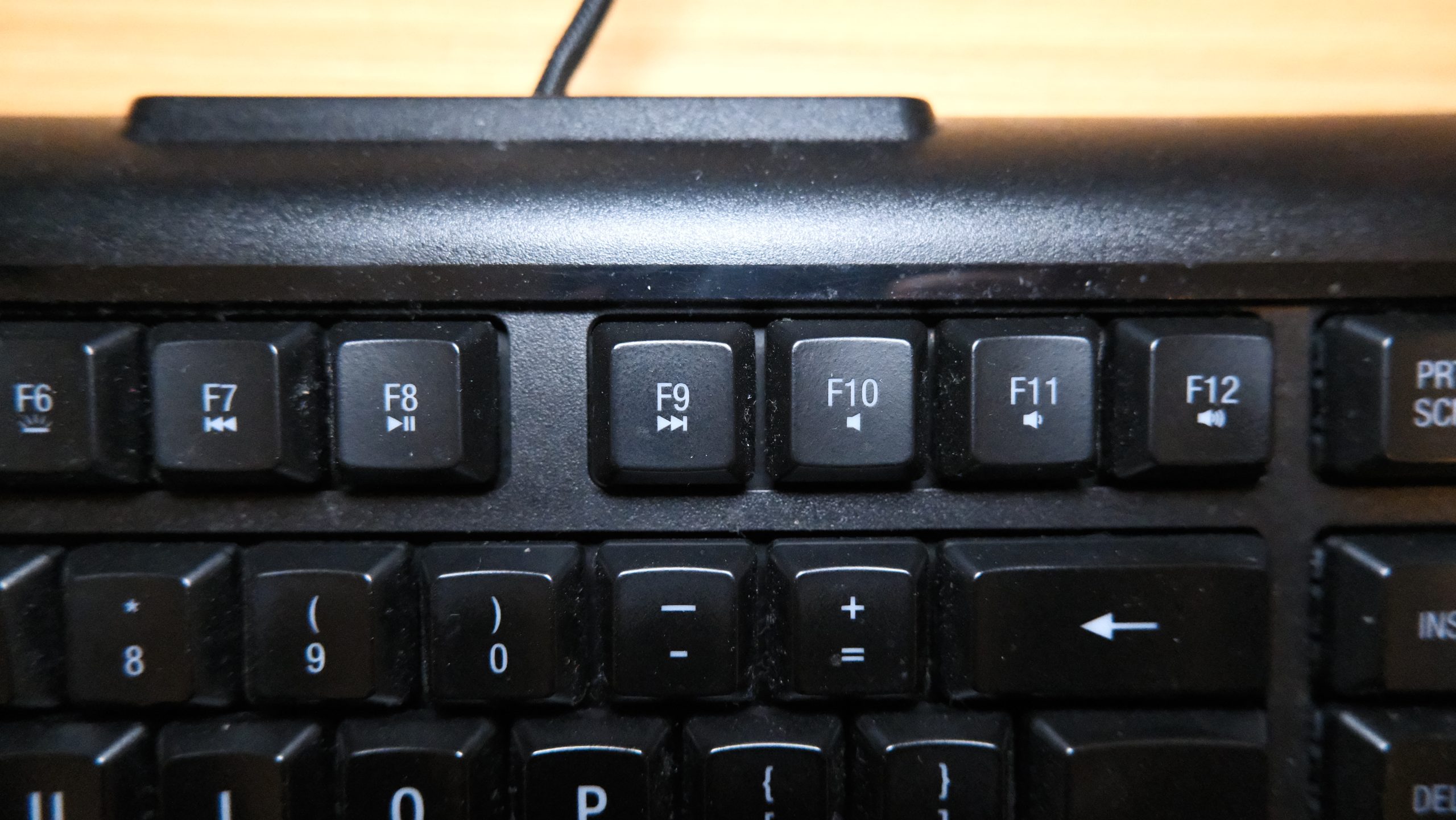 Integrated media keys