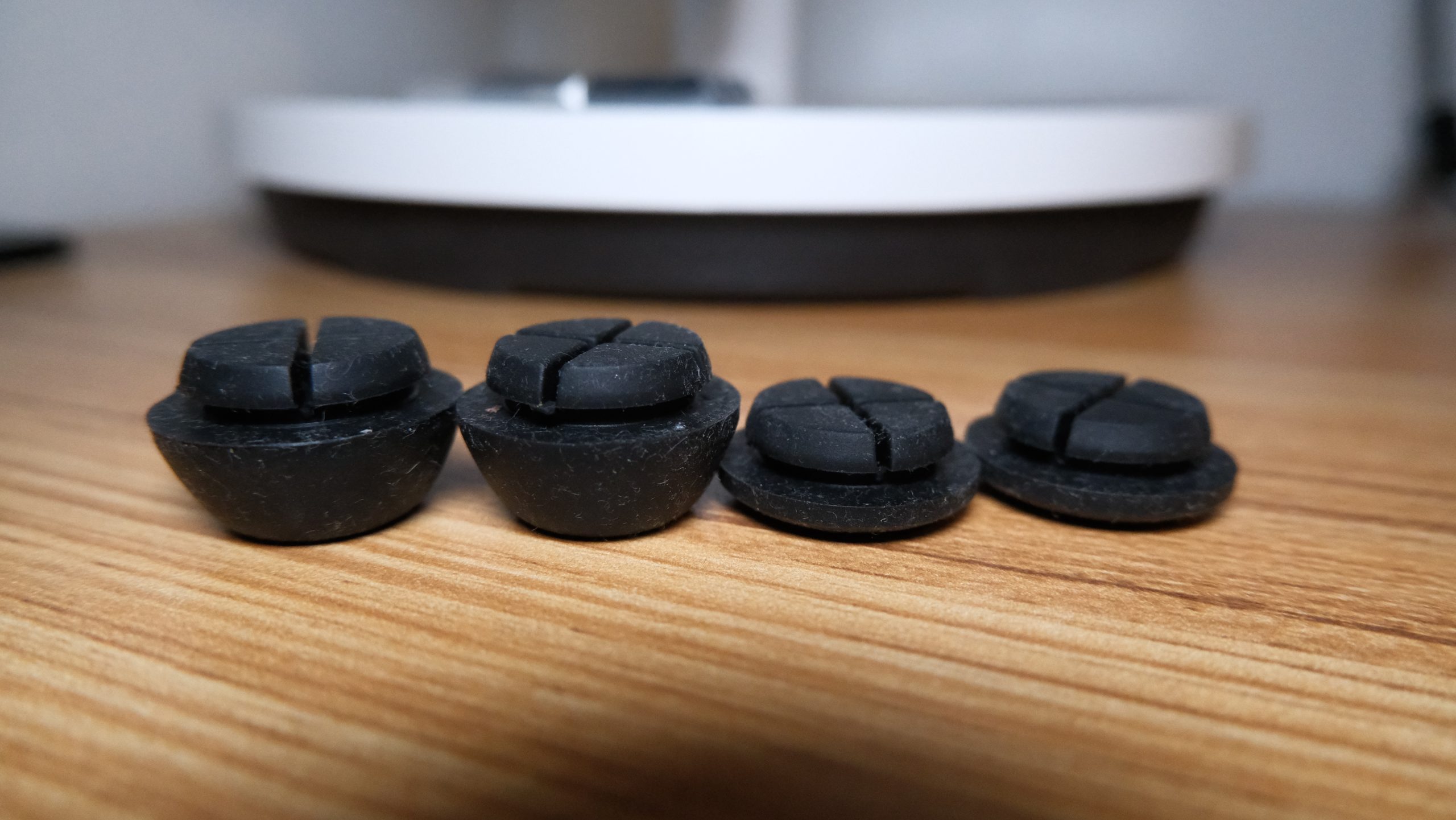Removable rubber feet